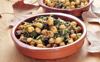 Greek Chickpeas with Spinach