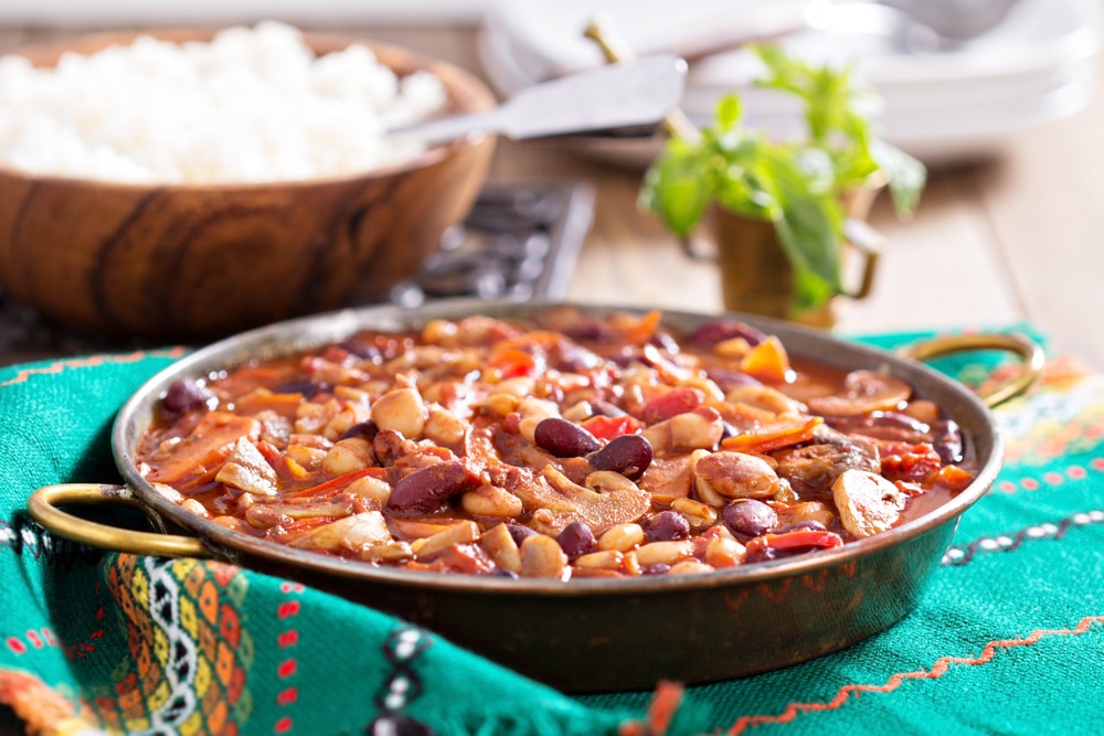 Persian Bean and Mushroom Stew
