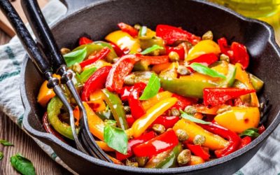 Peperonata (Sweet Bell Peppers with Onion and Tomatoes)