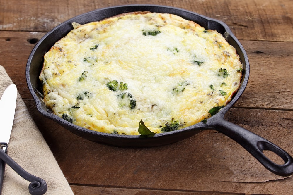 Spinach and Gouda Cheese Frittata